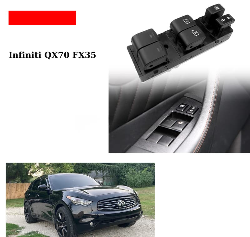 Şüşə qaldıran düymə bloku Infiniti FX35