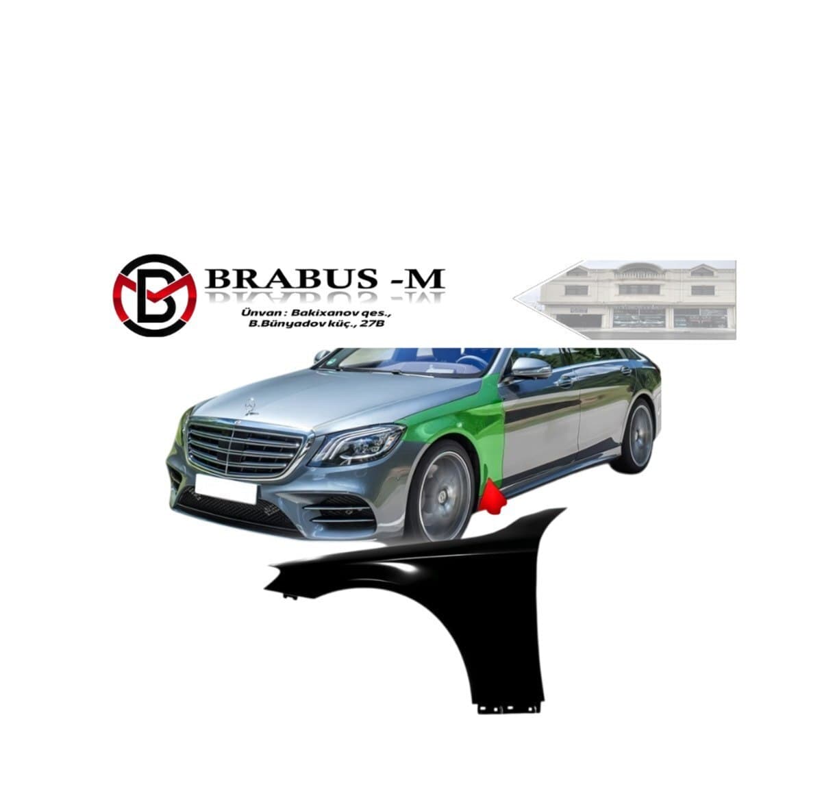 Ön qanad Mercedes W222