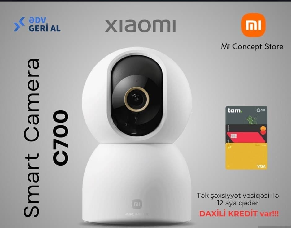 Təhlükəsizlik kamerası Xiaomi Smart Camera C700
