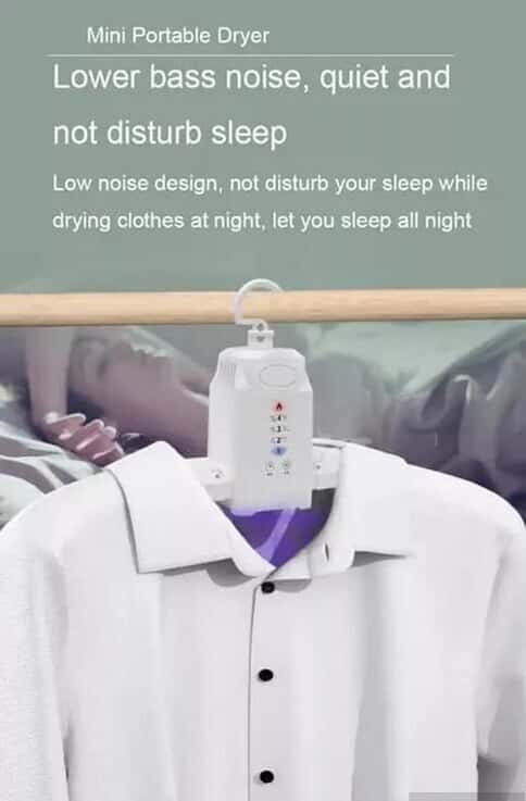 Clothes drying hanger with UV light 150W - Tenderyard