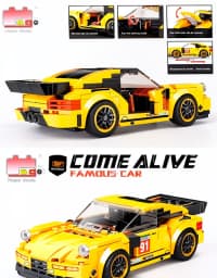 Come Alive 50008 İdman Avtomobili Konstruktoru (236 hissə) — şəkil 4