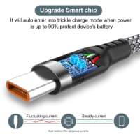 Qızılı rəng data kabel, USB — şəkil 2