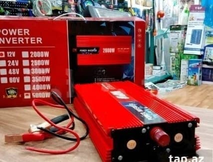 İnverter 12V və 24V güc çevirici