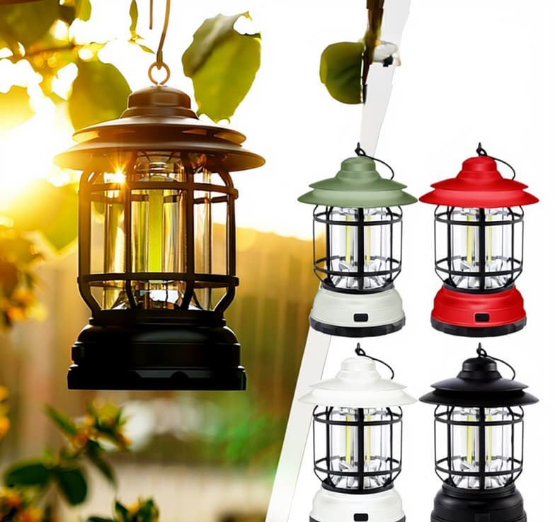 Kempinq üçün şarjlı LED işıq fənəri