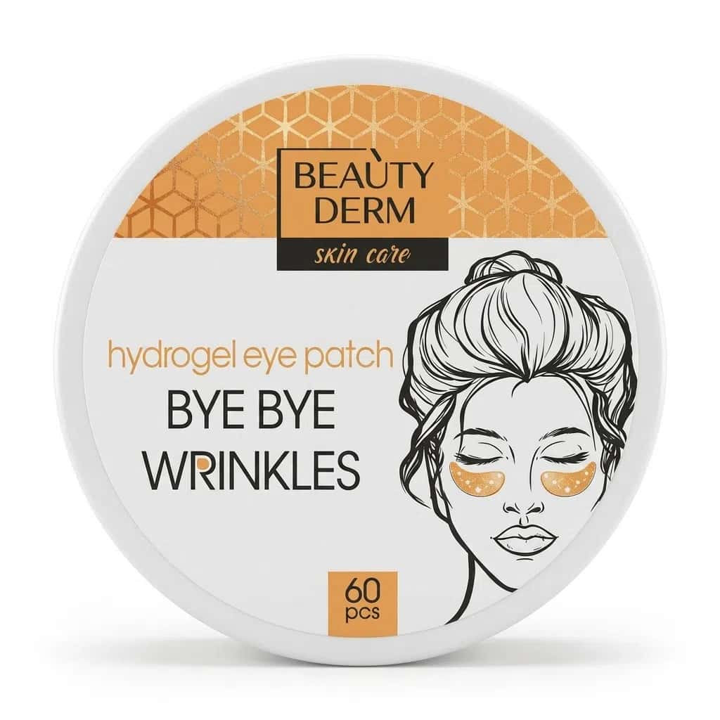 Beautyderm Bye Bye Wrinkles Gold Hydrogel Patches, 60 pcs - Tenderyard
