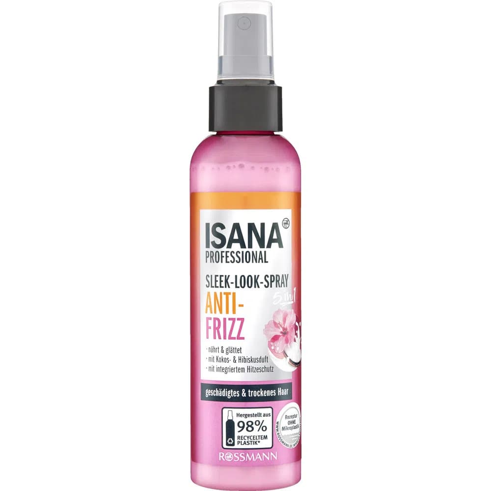 Isana Professional Sleek-Look-Spray Anti-Frizz 5in1, 150 ml