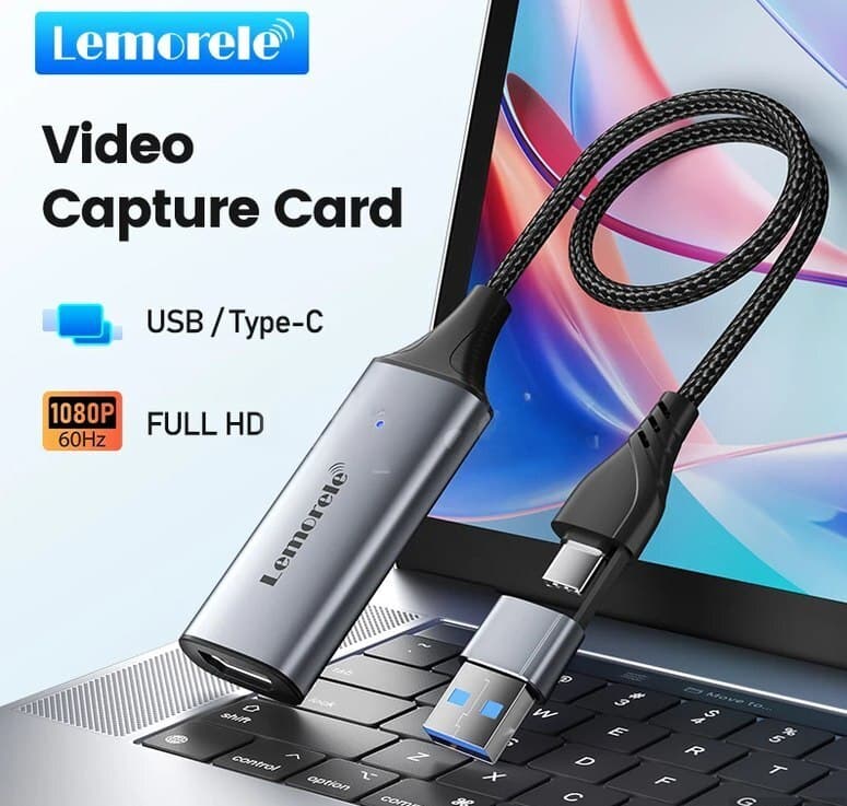 Video capture card 4K HDMI to Type-C Type-C to HDMI
