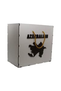 Suvenir taxta ağ 26x18 sm — şəkil 1