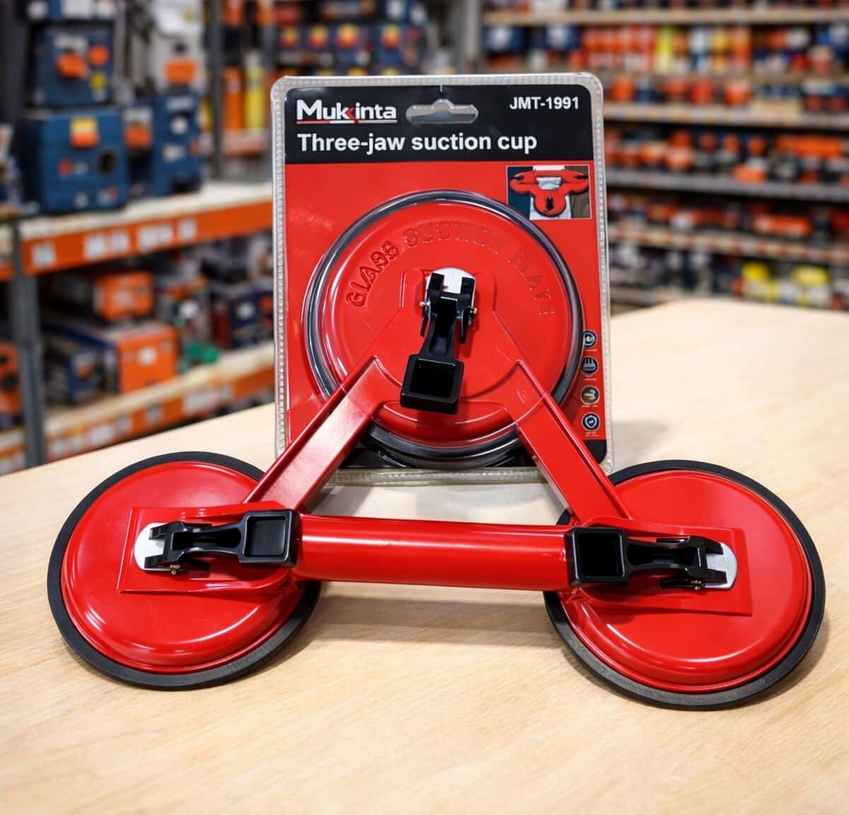 Mukinta JMT-1991 Triple-Leg Tile and Glass Suction Cup - Tenderyard