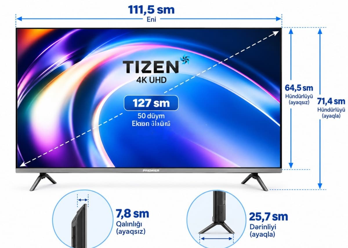 Televizor 50" DLED