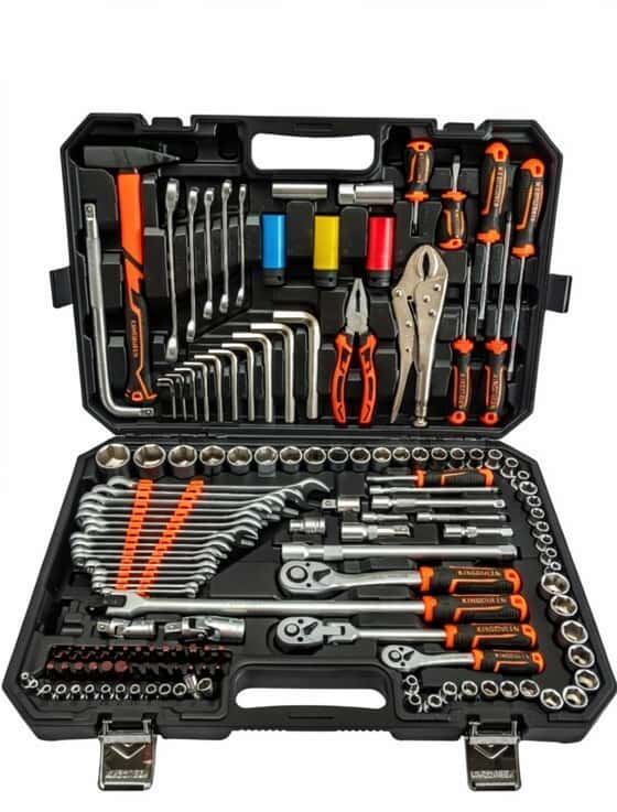 144-Piece Universal Tool and Wrench Set - Tenderyard