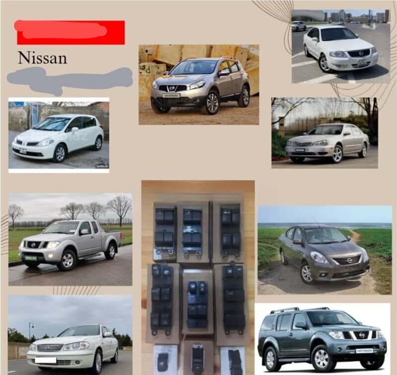 Window switch control panel for Nissan - Tenderyard