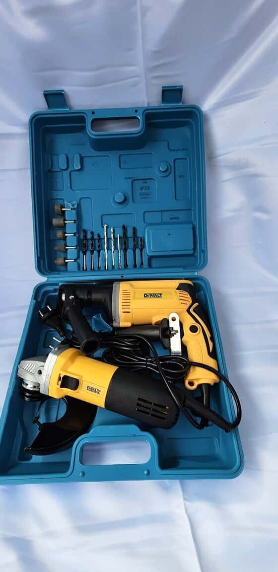 DeWalt Drill and Angle Grinder Set - Tenderyard