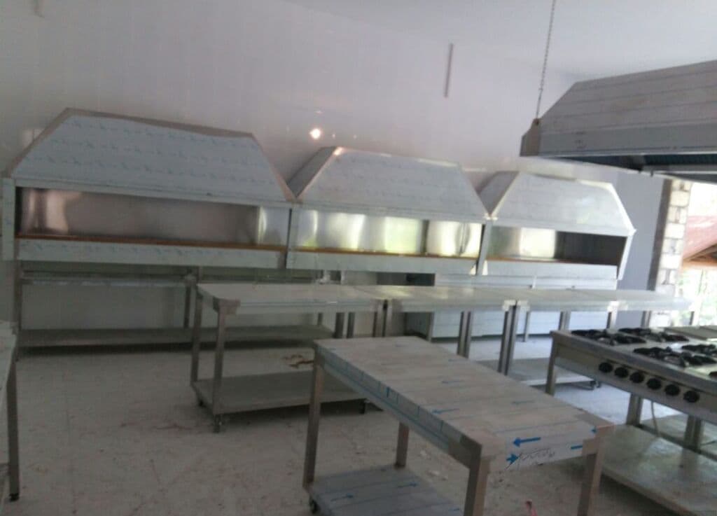 Sənaye Tipli Paslanmaz Mətbəx Avadanlıqları