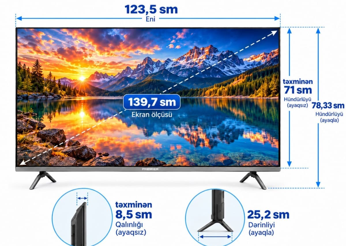 Televizor 55" LED