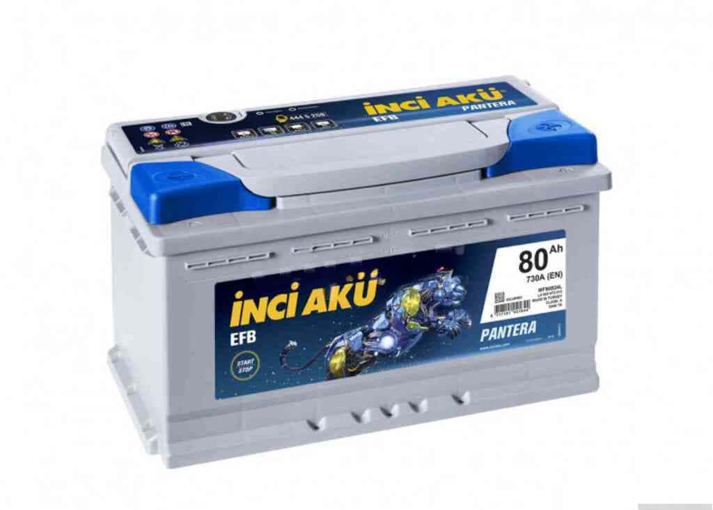 Akkumulyator İnci Akü Pantera EFB 80 Ah - Tenderyard