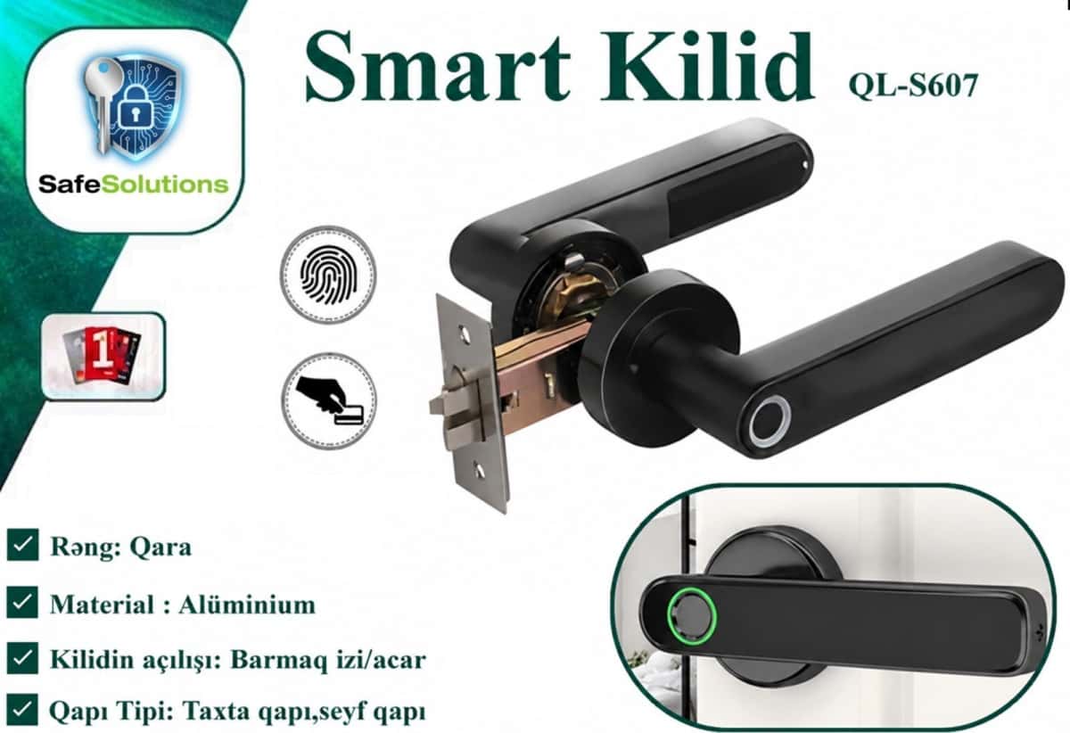 Smart Lock QL-S607 Fingerprint and Card - Tenderyard