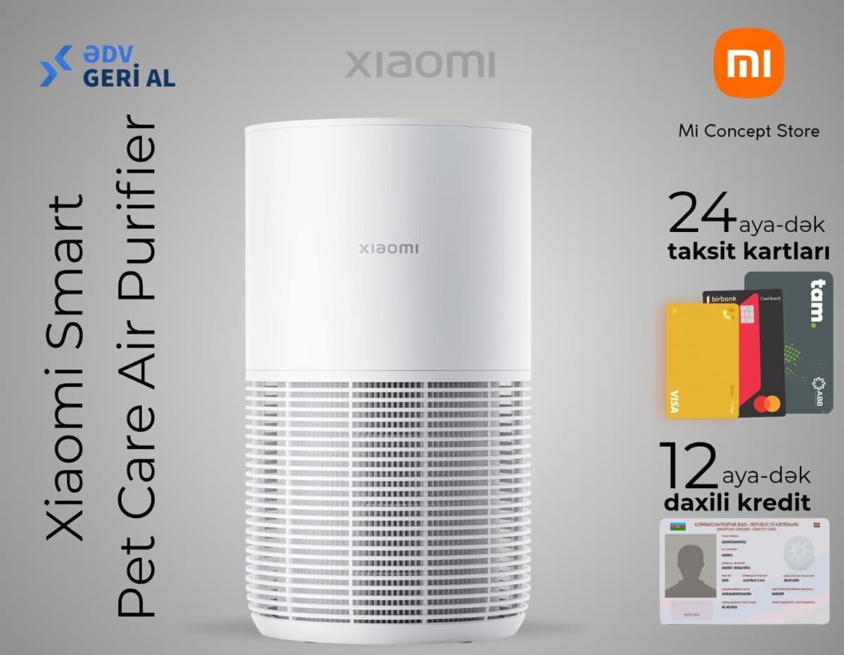 Hava təmizləyici Xiaomi Smart Pet Care Air Purifier
