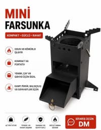 Portativ mini ocaq (farsunka) — şəkil 2