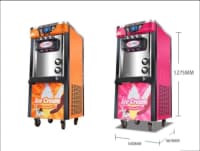 ZB BQL288 3 Rəngli Yumşaq Dondurma Aparatı — şəkil 3