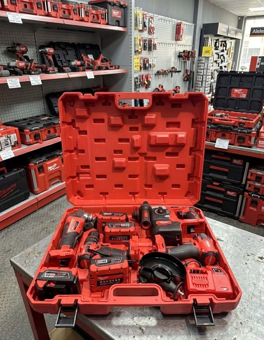 Milwaukee 4-Piece Brushless Power Tool Set - Tenderyard