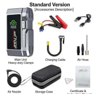 Jump starter və təkər nasosu 12V/24V — şəkil 3