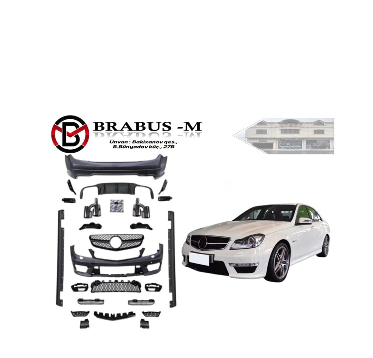 Bodykit Mercedes modelləri üçün