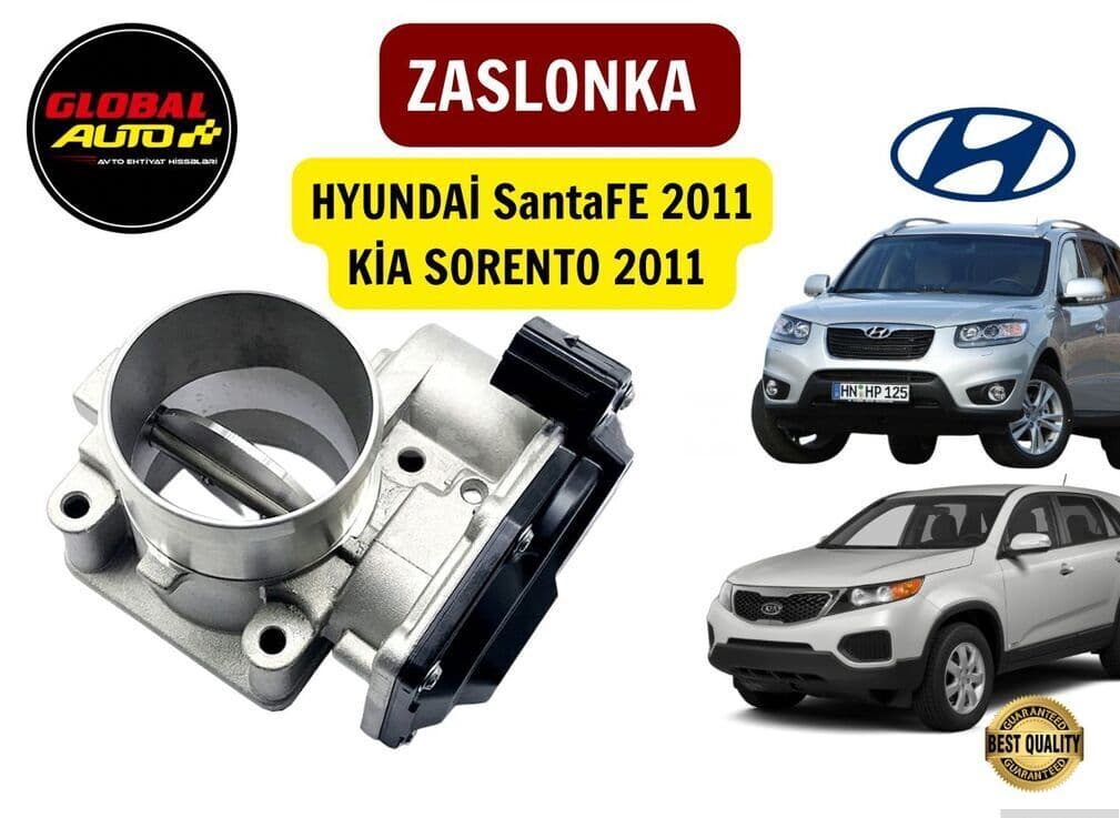 Drossel qapağı Hyundai Santa Fe, Kia Sorento 2.0-2.2