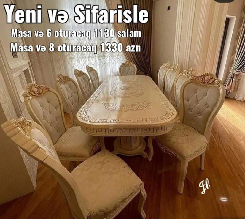 Masa-stul dəsti, Qarışıq rəng