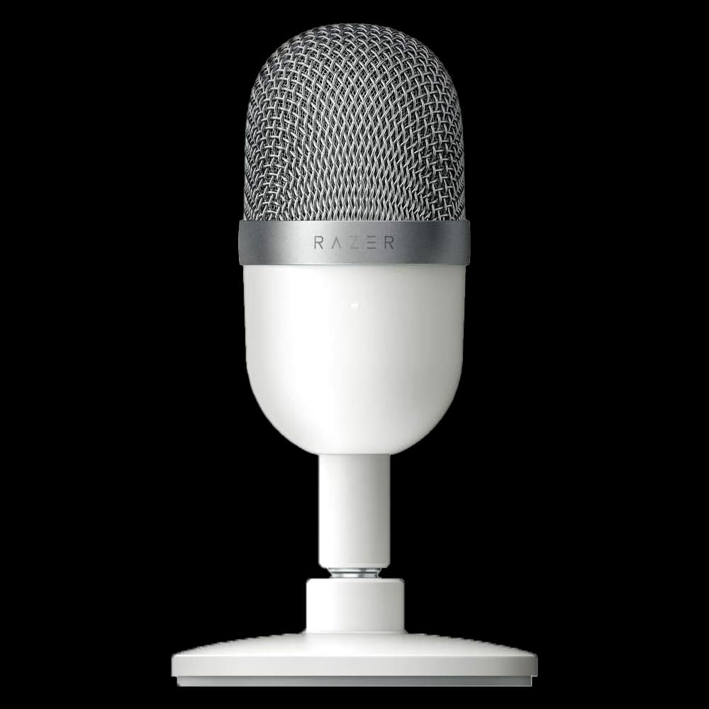 Razer streaming microphone, color white