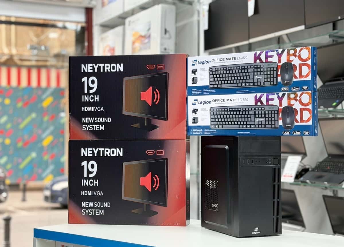 Neytron Desktop Computer Set (i3, 8GB RAM, 240GB SSD) - Tenderyard