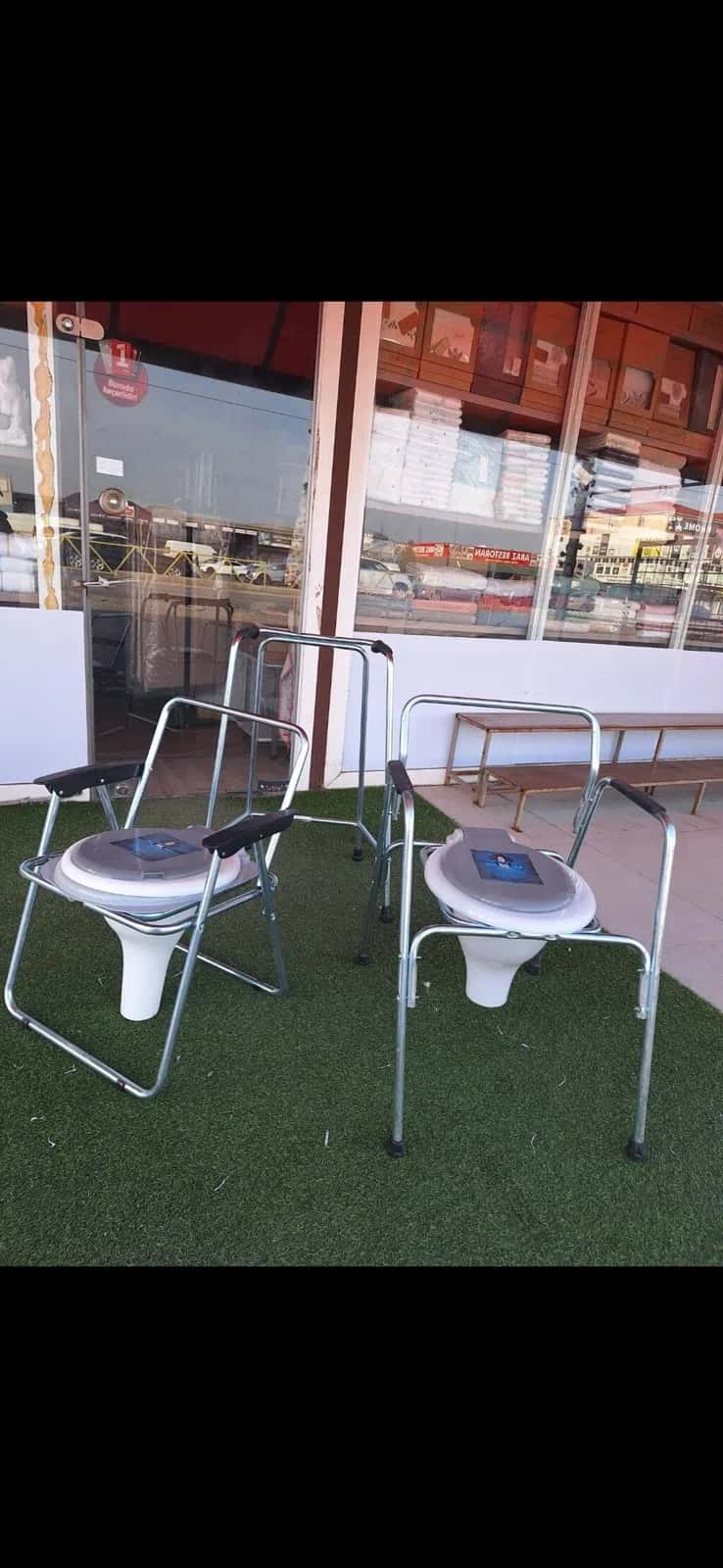 Sanitary toilet chair for disabled and patients (130 kg) - Tenderyard