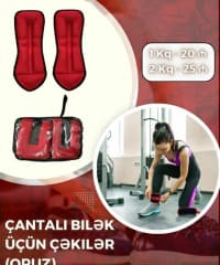 Əl və ayaq biləyi üçün ağırlıq yükləri — şəkil 24