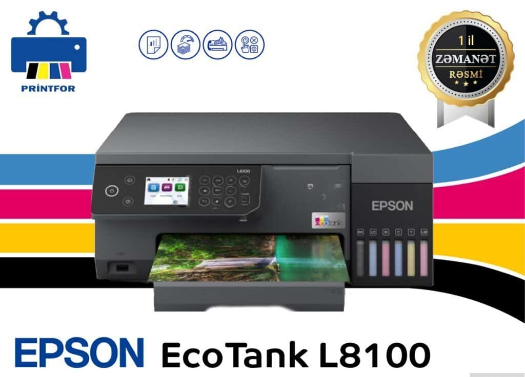 Фотопринтер Epson EcoTank L8100 - Tenderyard
