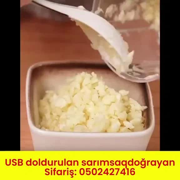 Беспроводной измельчитель чеснока с USB-зарядкой - Tenderyard