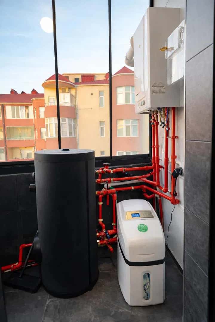 Water softener unit and boiler system - Tenderyard