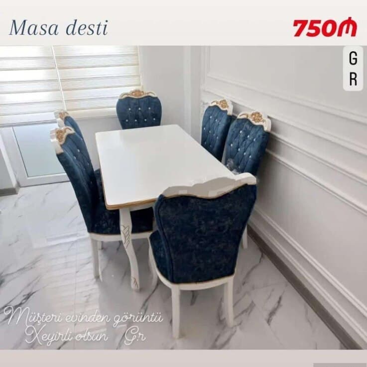 Masa-stul dəsti, Qarışıq rəng
