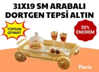 Düzbucaqlı sini, Qızılı rəng — şəkil 1