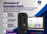 İP domofon dəsti Hikvision DS-KB8113 / DS-KH6350 — şəkil 1