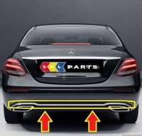 Bufer xromu Mercedes-Benz modelləri üçün — şəkil 6
