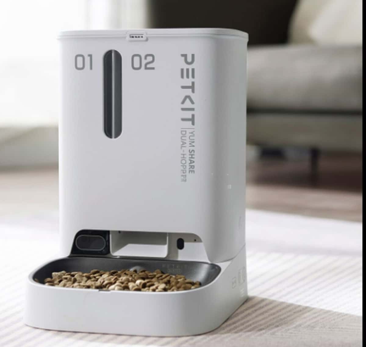 Ağıllı yemləyici Petkit Yumshare Dual Hopper - Tenderyard