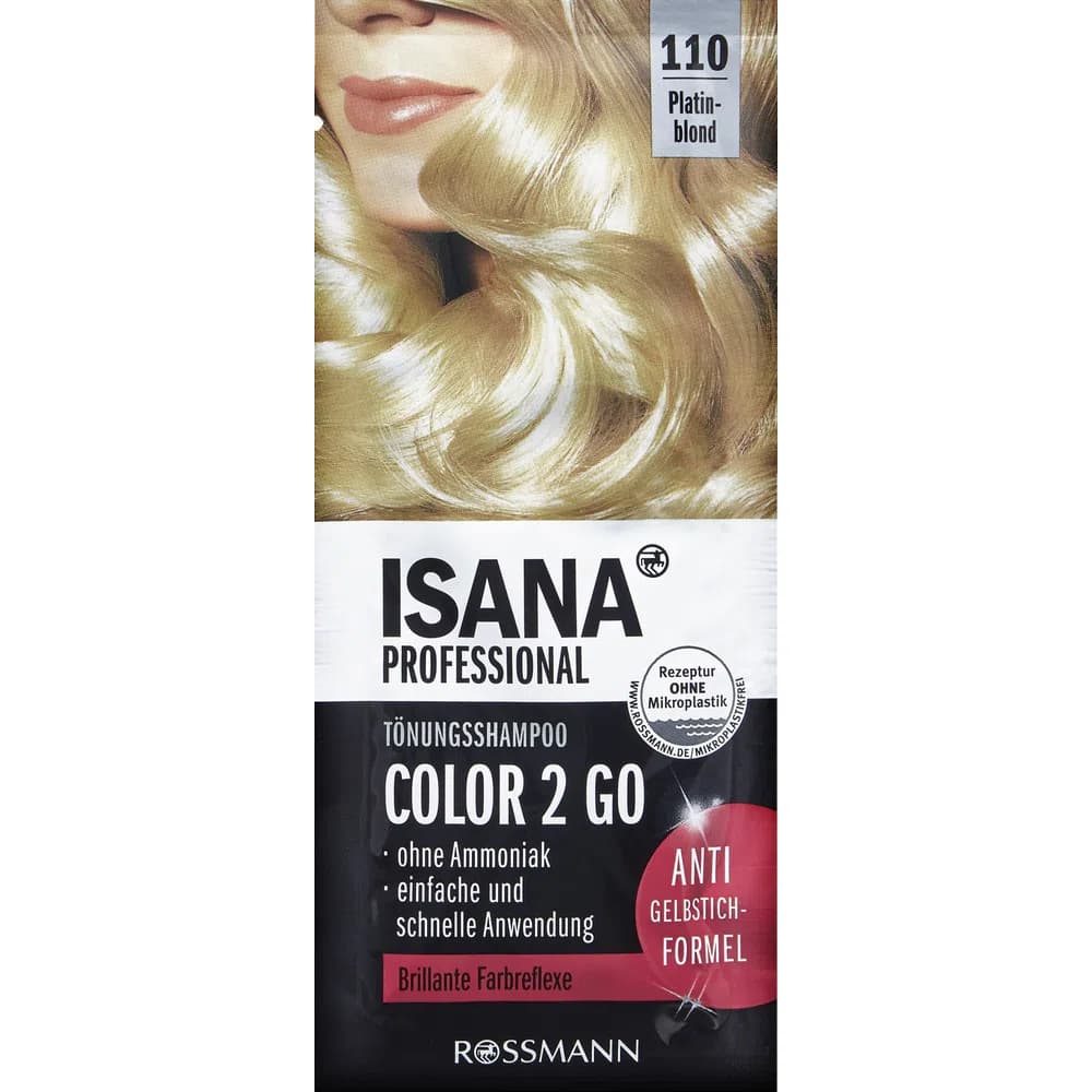 Isana Color2Go Blondie Mania Platin Tonlayıcı Şampun 14ml