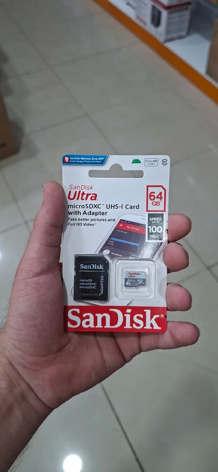 64 GB yaddaş kartı