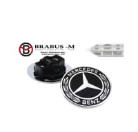 Radiator barmaqlığı emblemi Mercedes — şəkil 1
