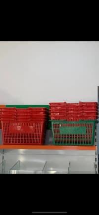 100 Litrlik Qırmızı Market Arabası — şəkil 5