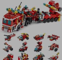 Panlos City Fire Brigade 12in1 Konstruktor Dəsti — şəkil 2