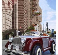 Retro Dizaynlı 5 Motorlu Uşaq Avtomobili (1-7 yaş) — şəkil 7