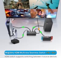 HDMI Multi-Viewer 4x1 4K 1080p — şəkil 2