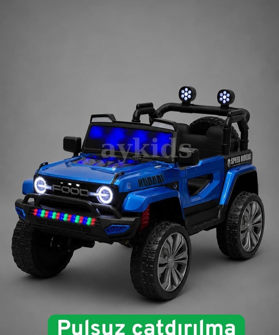Uşaq elektrik avtomobili 4x4 Off-Road Jeep