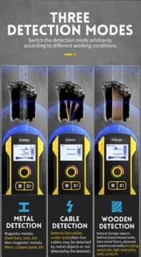 Kabel detektoru WD-01 divaraltı skaner — şəkil 4